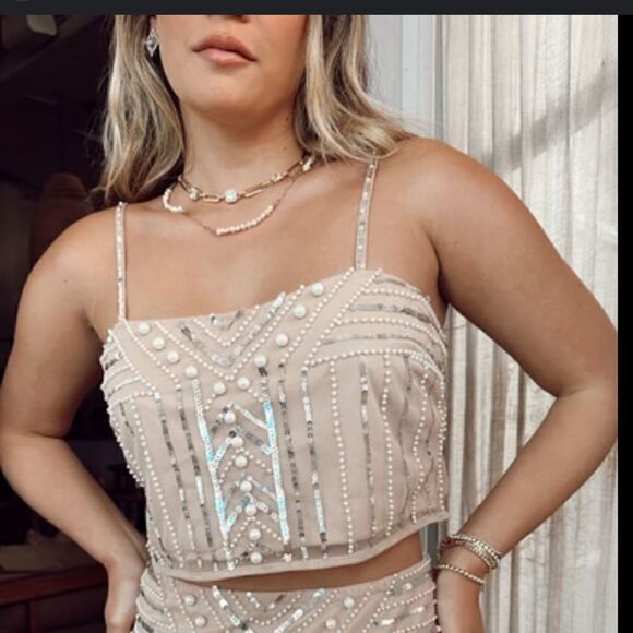 NWT Show Me Your Mumu Pearly Top - Picture 4 of 16